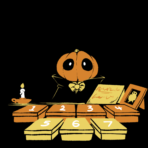 Candy Corn and his mystery Halloween boxes