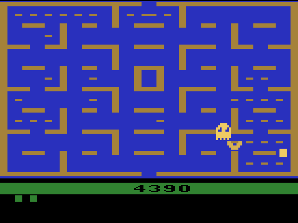 The touchy collision detection in VCS Pac-Man