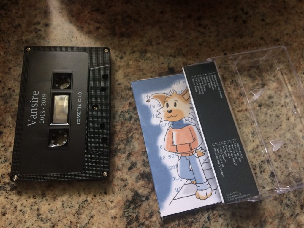 The Vansire tape with dcb's surprise art inside