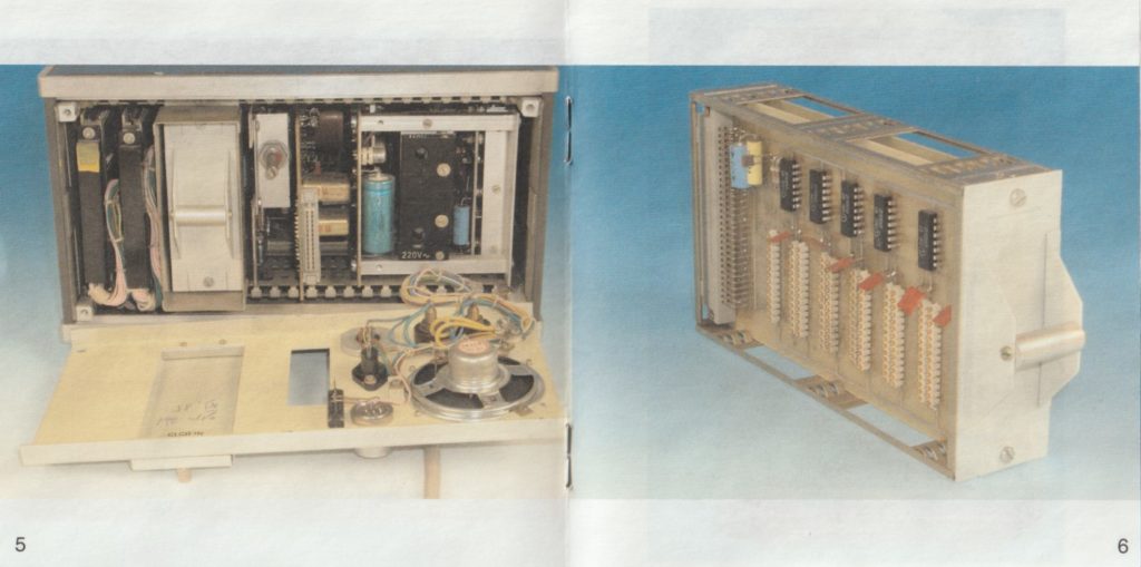 The inside of the Sprach-Morse-Generator