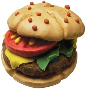 A clay burger