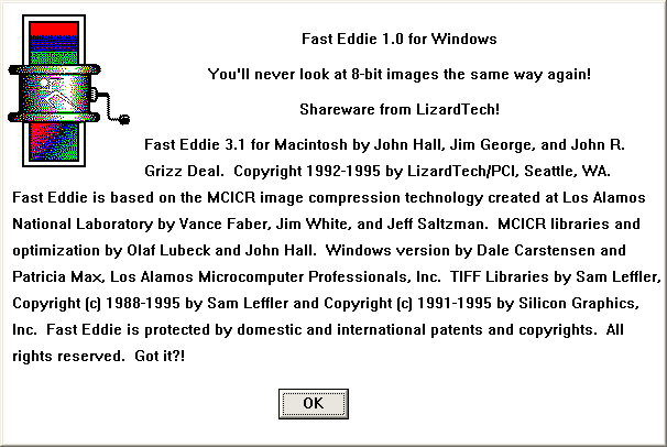 Fast Eddie's about dialog