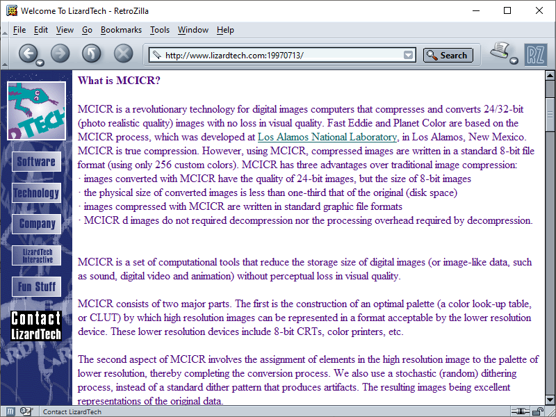 LizardTech's explanation of MCICR