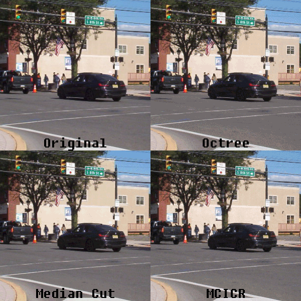 A comparison of various quantization and dither schemes using the Stroudfest 2025 photo