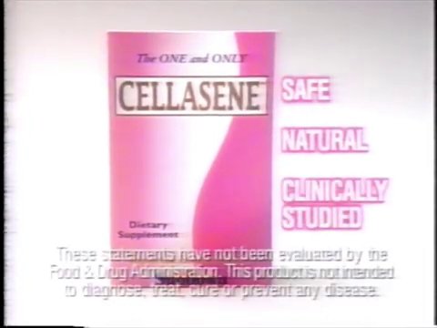 Cellasene's dubious supplement claims